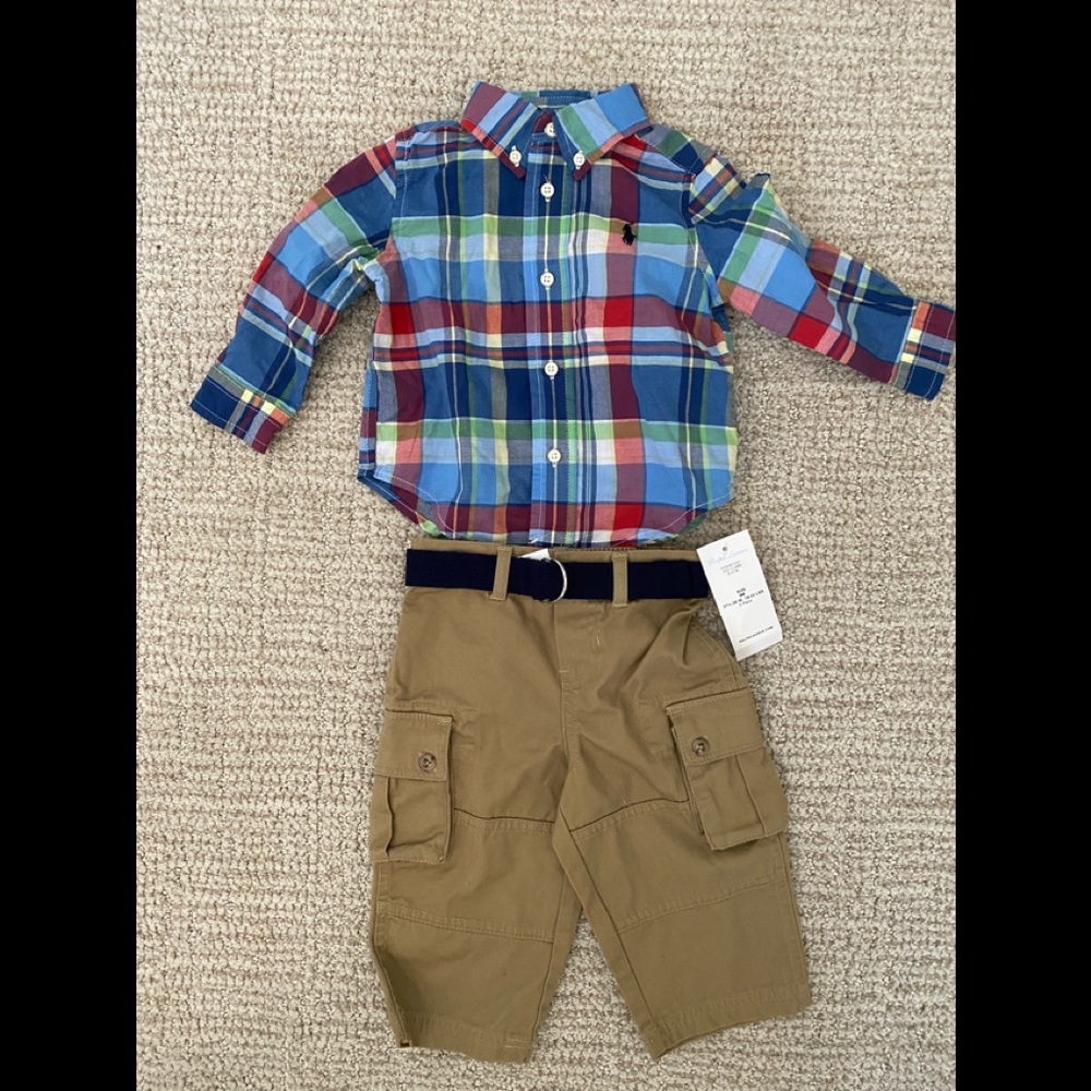 Ralph Lauren -9 mo boys outfit